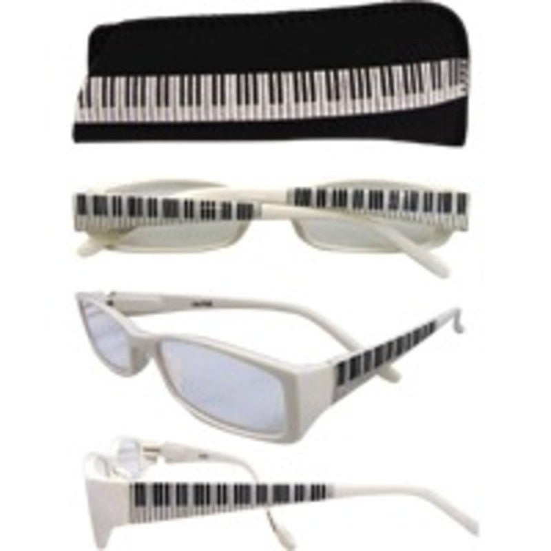 Reading Glasses Keyboard White +1.75