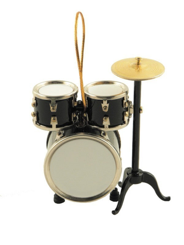 Drum Set Ornament - Black