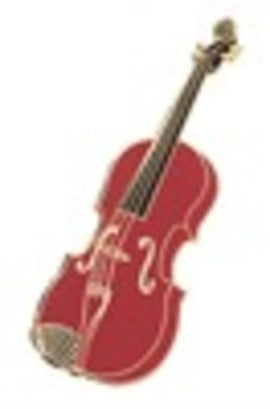 Jumbo Pin Violin Brass