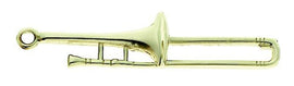 Keychain Trombone Polished Brass