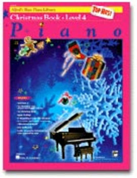 Alfred's Basic Piano Course: Top Hits! Christmas Book 4