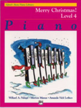 Alfred's Basic Piano Course: Merry Christmas! Book 4