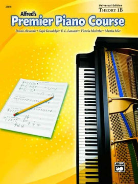PREMIER PIANO COURSE THEORY LEVEL 1B