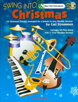 Swing Into Christmas Bass Clef Instruments Bk/Cd