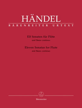 HANDEL - 11 FLUTE SONATAS COMPLETE FLUTE/PIANO