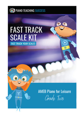 FAST TRACK SCALE KIT - AMEB PIANO FOR LEISURE GRADE 2