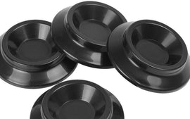UPRIGHT PIANO CASTER CUPS BLACK (PACK OF 4)