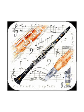 Clarinet Coasters - Pack of 4