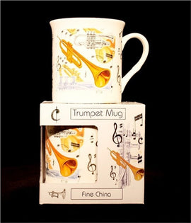 Fine China Mug - Trumpet Design
