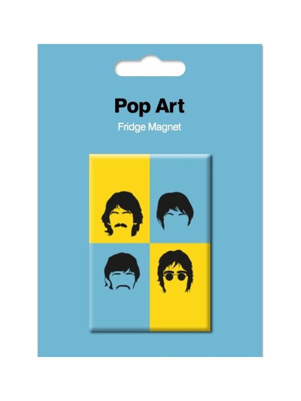 The Beatles Fridge Magnet Pop Art Style