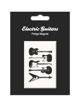 Electric Guitars Vintage Fridge Magnet