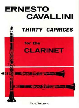 CAVALLINI - 30 CAPRICES FOR CLARINET