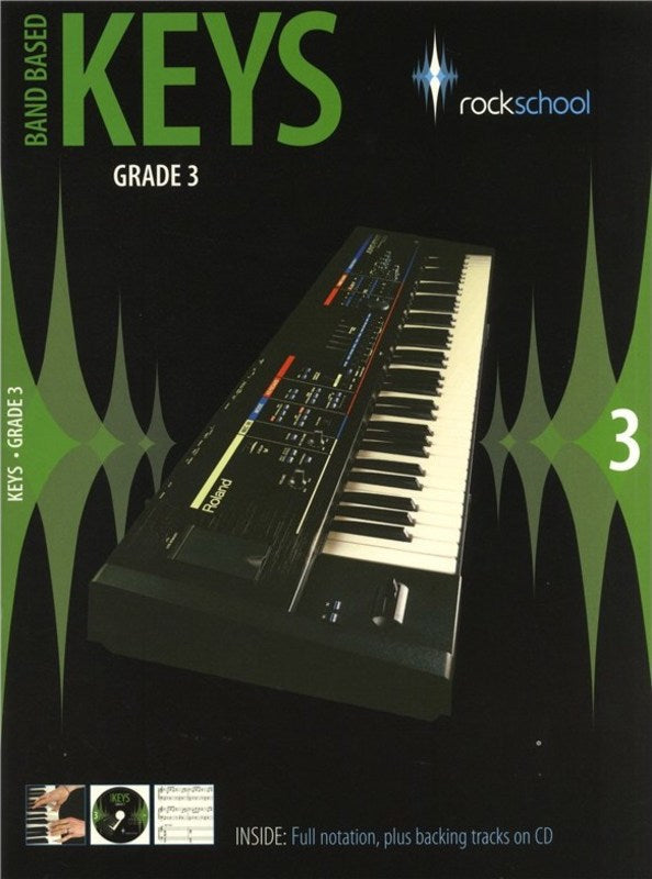 ROCKSCHOOL BAND BASED KEYS GRADE 3 BK/CD