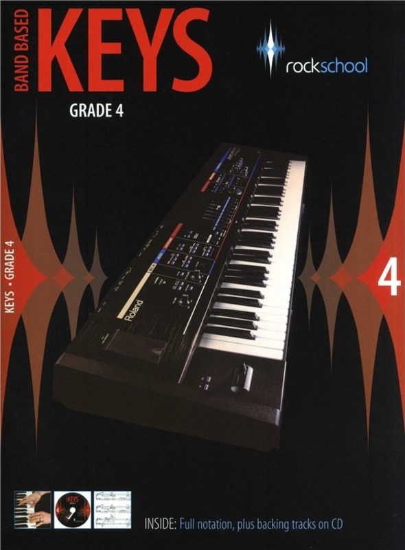 ROCKSCHOOL BAND BASED KEYS GRADE 4 BK/CD