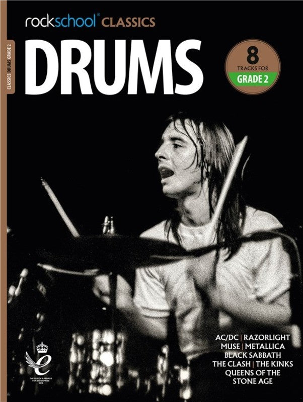 ROCKSCHOOL CLASSICS DRUMS GRADE 2 BK/OLA