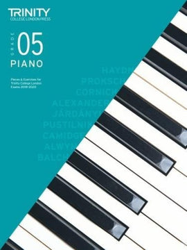 TRINITY COLLEGE PIANO PIECES & EXERCISES GR 5 2018-2020