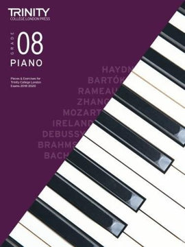 TRINITY COLLEGE PIANO PIECES & EXERCISES GR 8 2018-2020