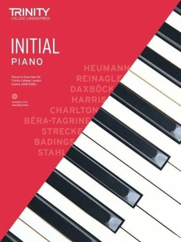 TRINITY COLLEGE PIANO PIECES & EXERCISES INITIAL 2018-2020 BK/CD