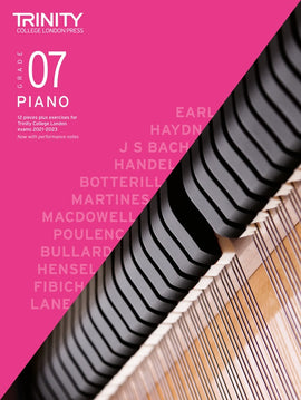 TRINITY PIANO PIECES & EXERCISES 2021-23 GR 7