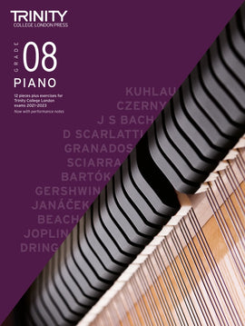 TRINITY PIANO PIECES & EXERCISES 2021-23 GR 8