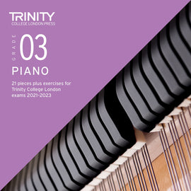 TRINITY PIANO PIECES & EXERCISES 2021-23 GR 3 CD
