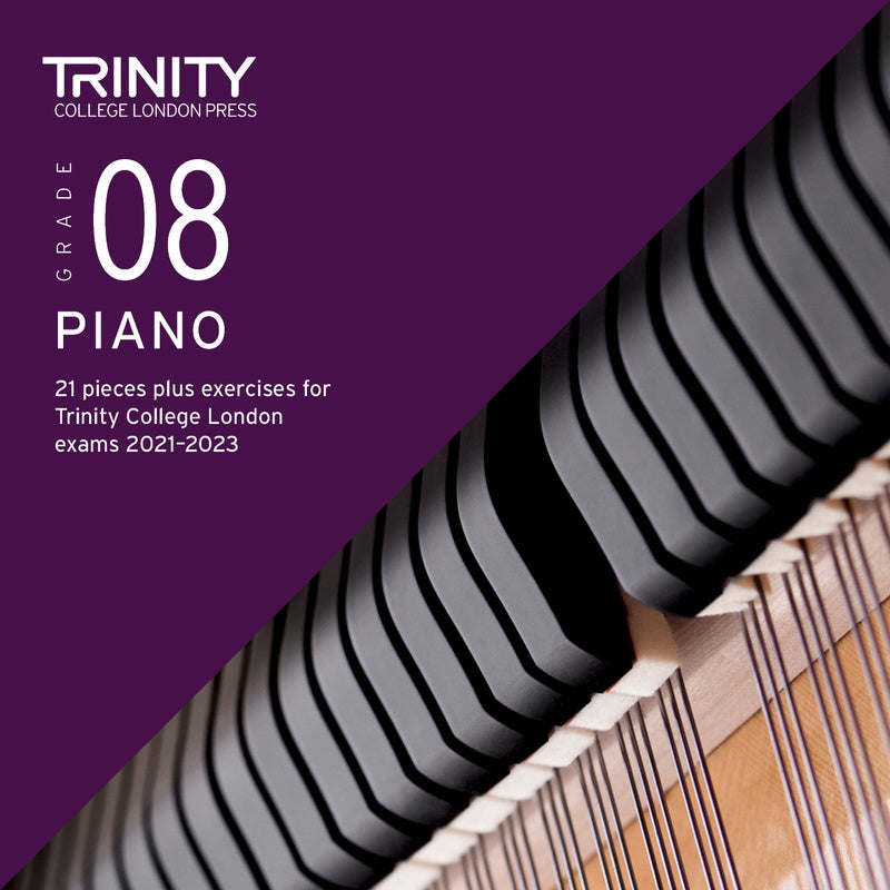 TRINITY PIANO PIECES & EXERCISES 2021-23 GR 8 CD