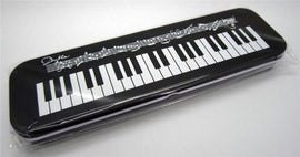 Black Keyboard Design Tin Pencil Case